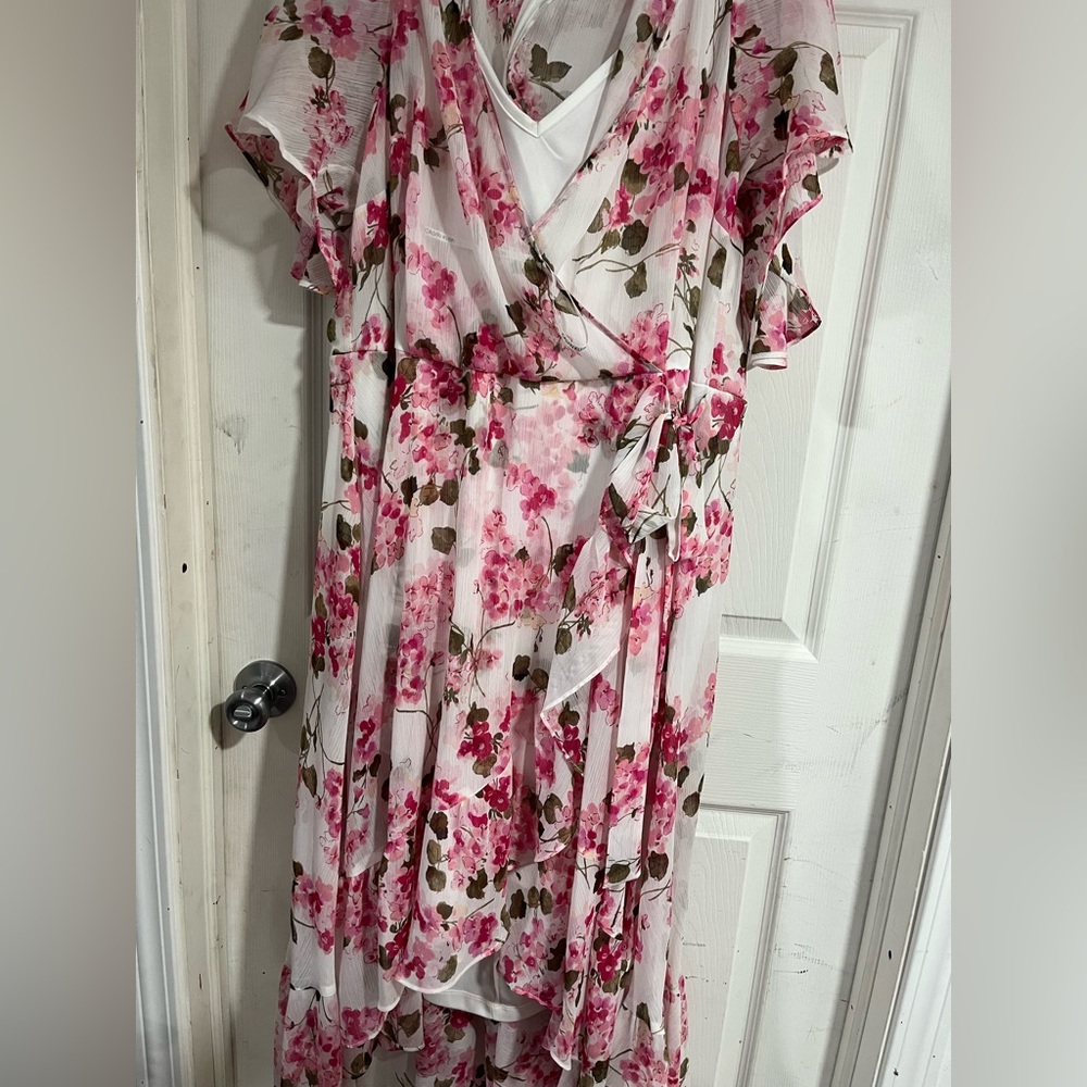 Calvin Klein floral print dress size 18W